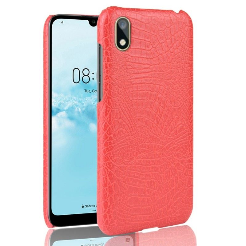 Etui Honor 8S Granatowy Czarny Efekt Skóry Krokodyla Etui Ochronne