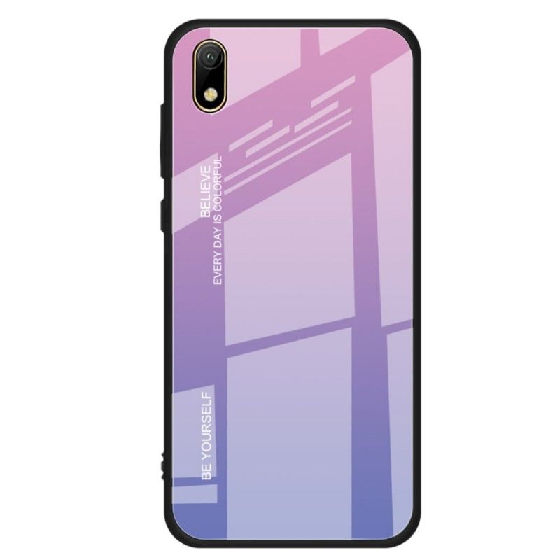 Etui Honor 8S Różowy Czerwony Kolor Ocynkowany