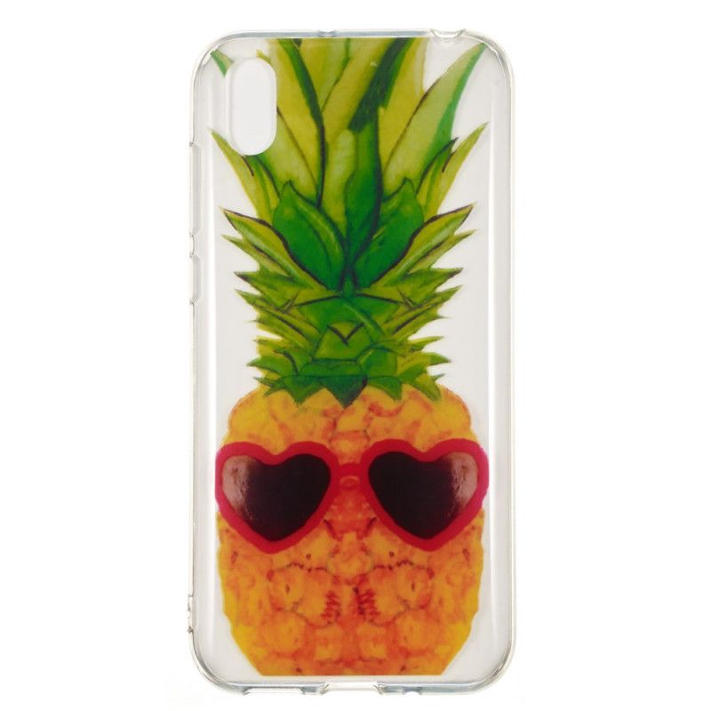 Futerały Honor 8S Etui na Telefon Przezroczysty Ananas Incognito