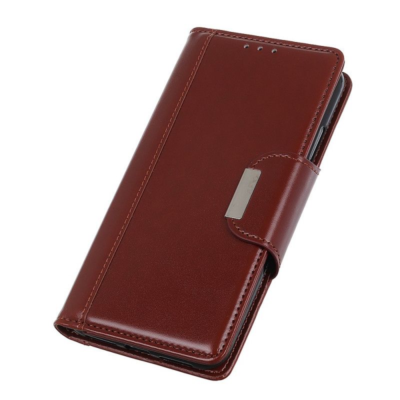 Etui Folio Xiaomi Mi 9 Lite Granatowy Czarny Zamknięcie Eleganckie Ze Sztucznej Skóry