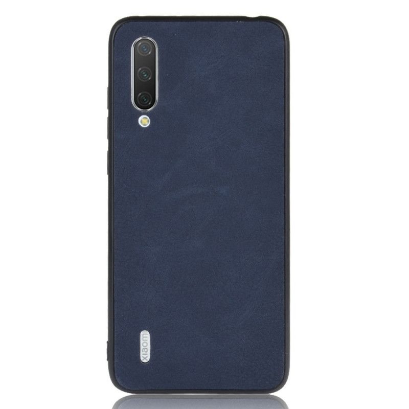 Etui Xiaomi Mi 9 Lite Ciemnoniebieski Efekt Skóry W Stylu Vintage