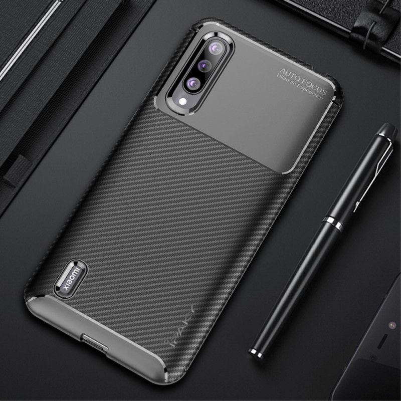 Etui Xiaomi Mi 9 Lite Granatowy Czarny Ipaky Z Włókna Węglowego Etui Ochronne