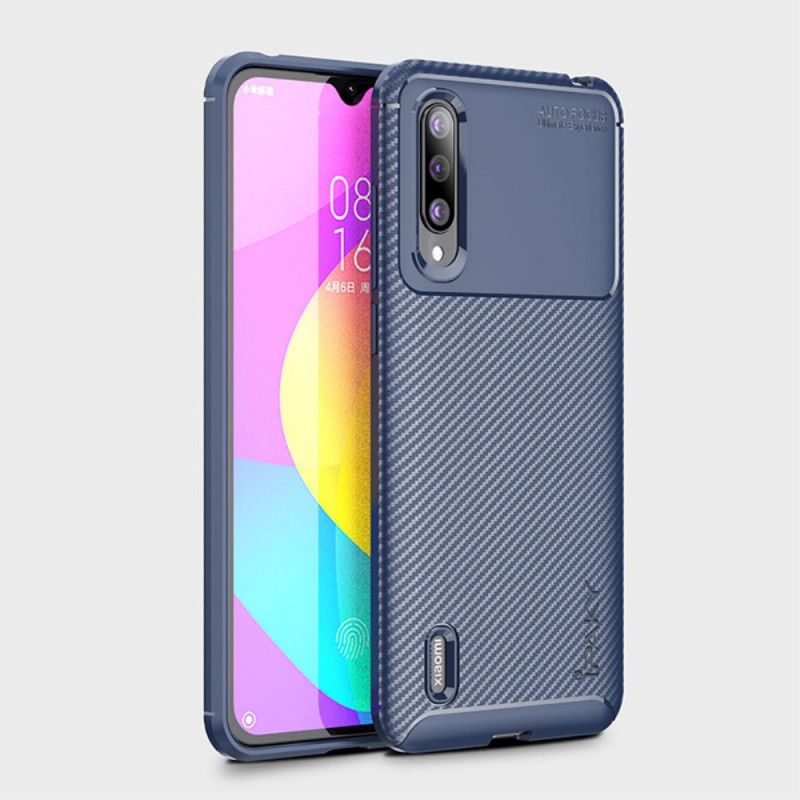 Etui Xiaomi Mi 9 Lite Granatowy Czarny Ipaky Z Włókna Węglowego Etui Ochronne