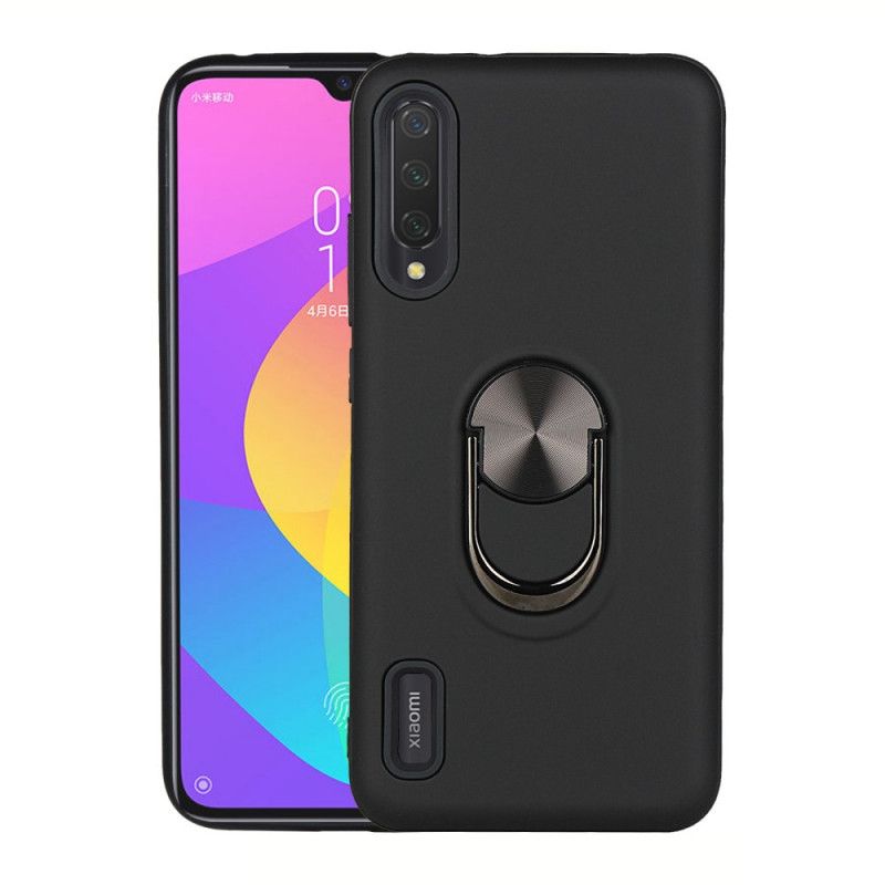 Etui Xiaomi Mi 9 Lite Granatowy Czarny Zdejmowany Z Pierścieniem Podtrzymującym