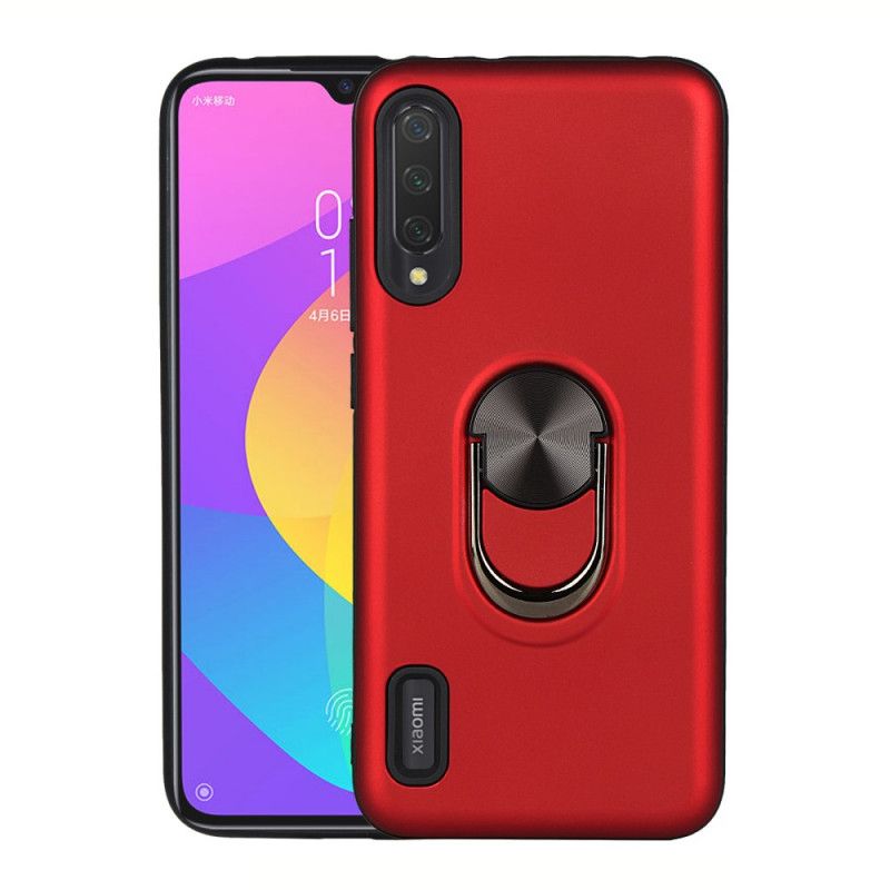 Etui Xiaomi Mi 9 Lite Granatowy Czarny Zdejmowany Z Pierścieniem Podtrzymującym