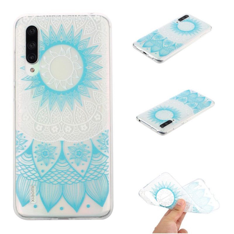 Etui Xiaomi Mi 9 Lite Różowy Przezroczysta Kolorowa Mandala