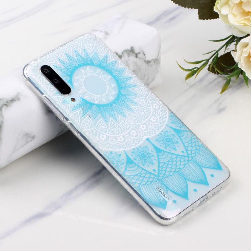 Etui Xiaomi Mi 9 Lite Różowy Przezroczysta Kolorowa Mandala