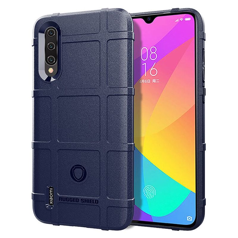 Etui Xiaomi Mi 9 Lite Szary Czarny Wytrzymała Tarcza