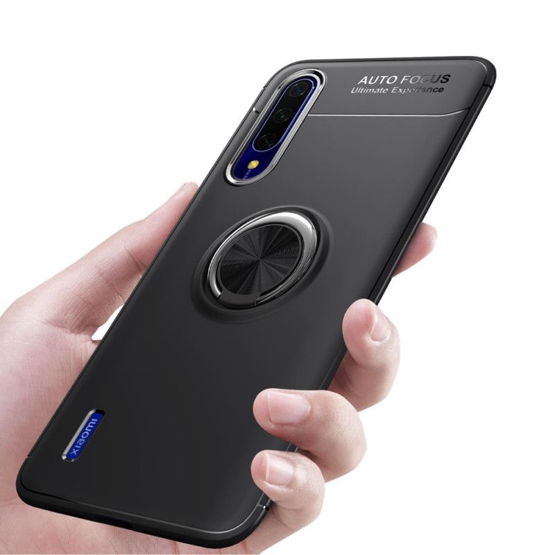 Futerały Xiaomi Mi 9 Lite Czerwony Czarny Etui na Telefon Pierścień Magnetyczny