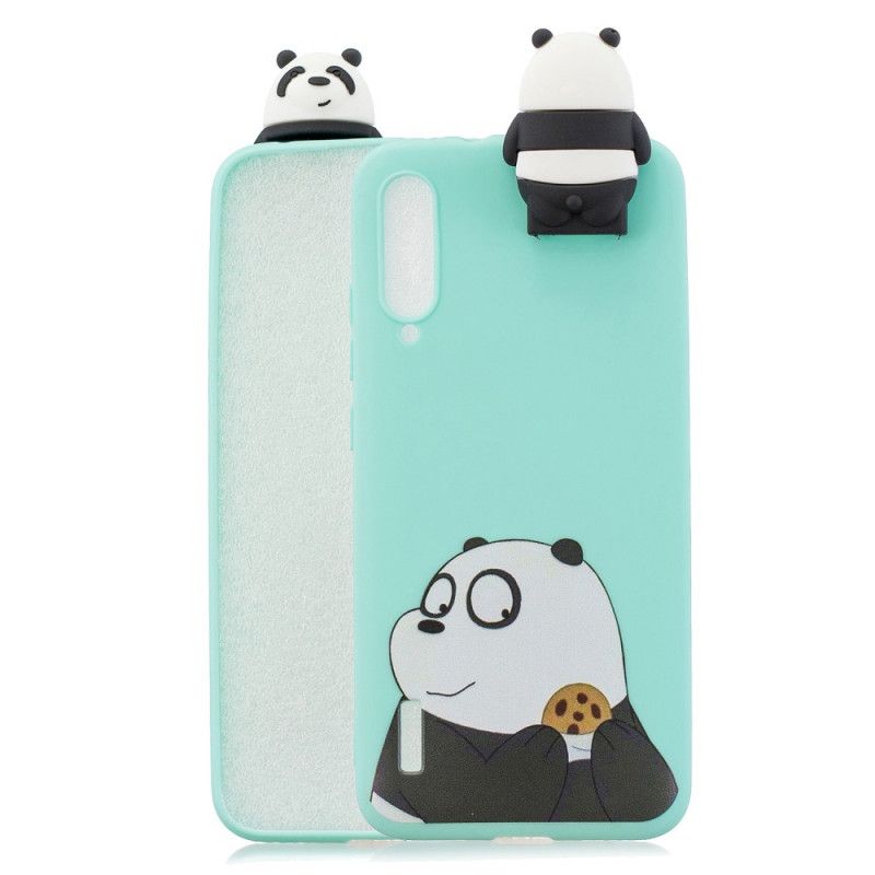 Futerały Xiaomi Mi 9 Lite Etui na Telefon 3D Panda I Ciasteczka