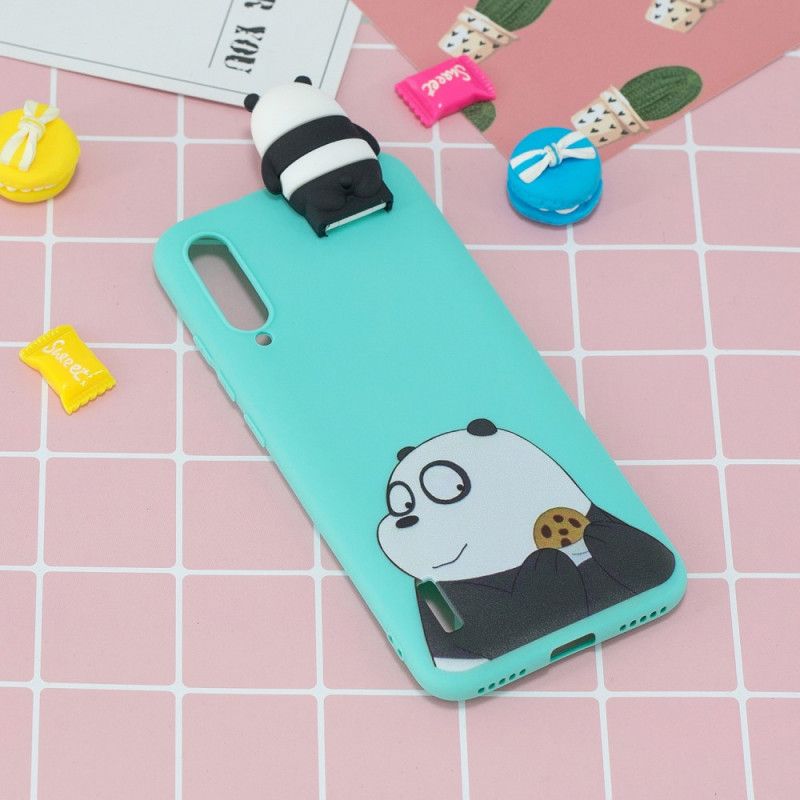 Futerały Xiaomi Mi 9 Lite Etui na Telefon 3D Panda I Ciasteczka