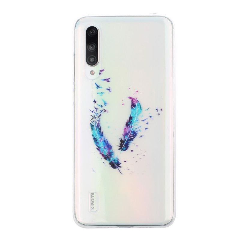 Futerały Xiaomi Mi 9 Lite Etui na Telefon Przezroczyste Pióra