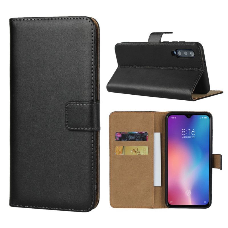 Etui Folio Xiaomi Mi 9 Prawdziwa Skóra Więcej