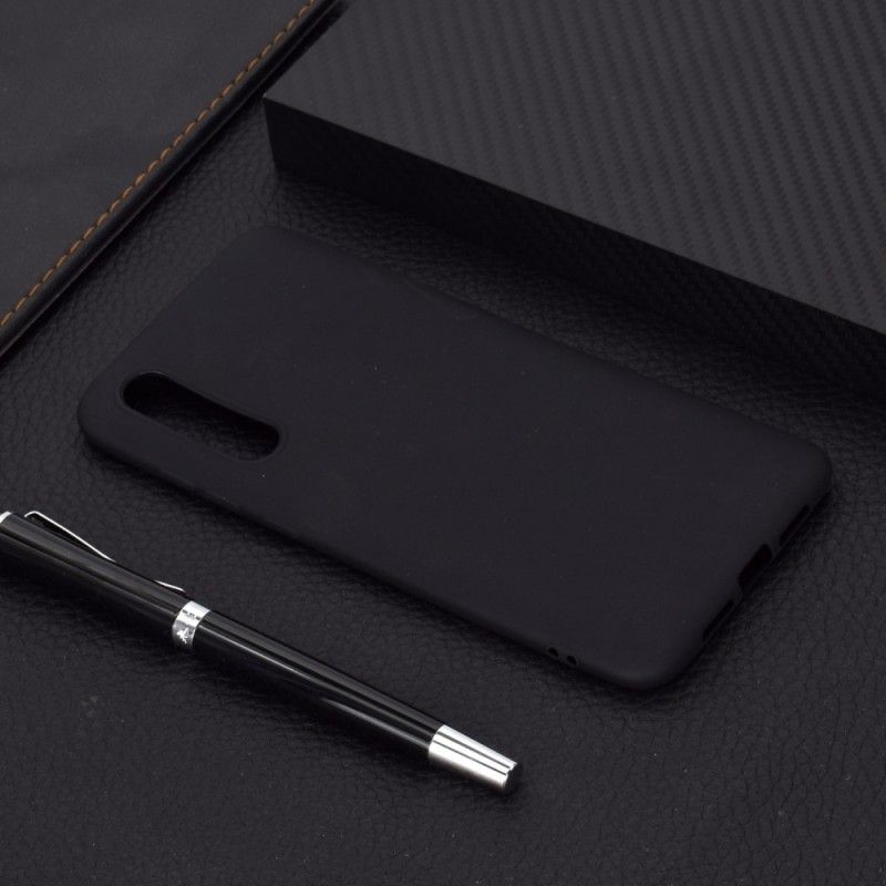 Etui Xiaomi Mi 9 Biały Czarny Silikon Etui Ochronne