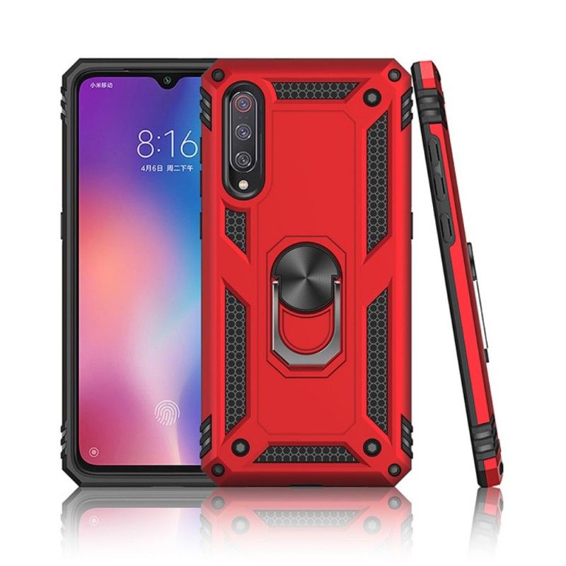 Etui Xiaomi Mi 9 Różowe Złoto Pierścień Premium