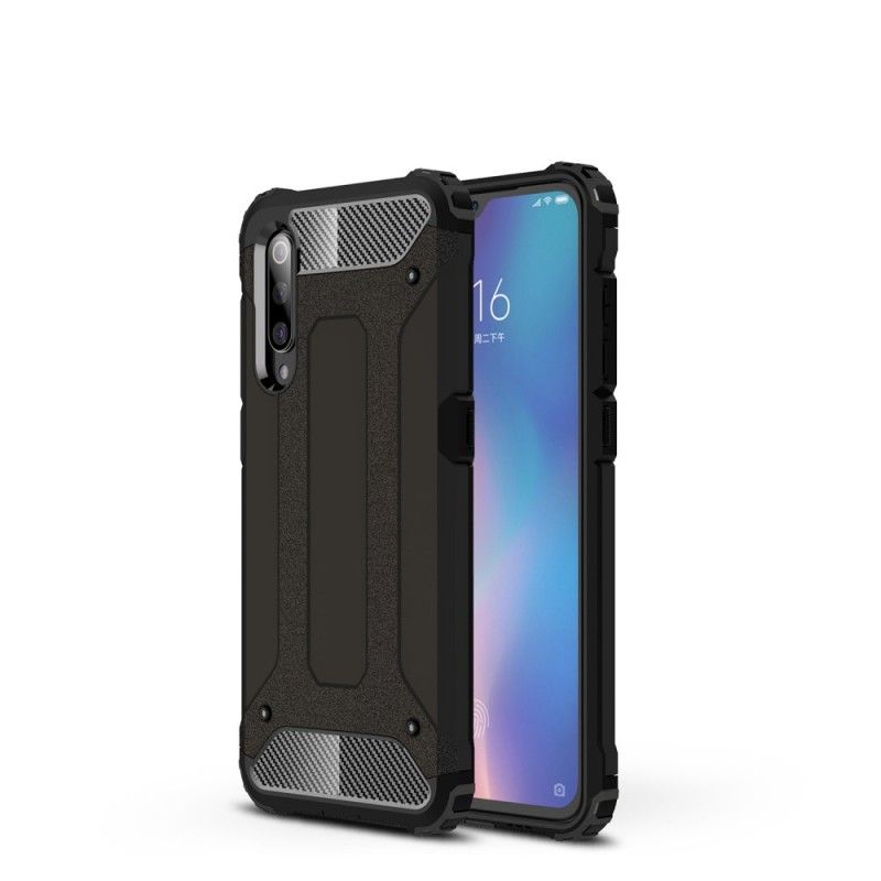 Futerały Xiaomi Mi 9 Biały Czarny Etui na Telefon Ocalały