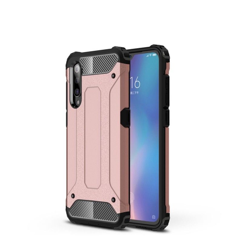 Futerały Xiaomi Mi 9 Biały Czarny Etui na Telefon Ocalały