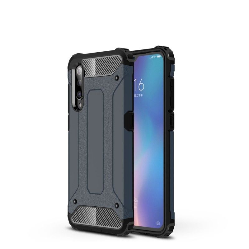 Futerały Xiaomi Mi 9 Biały Czarny Etui na Telefon Ocalały