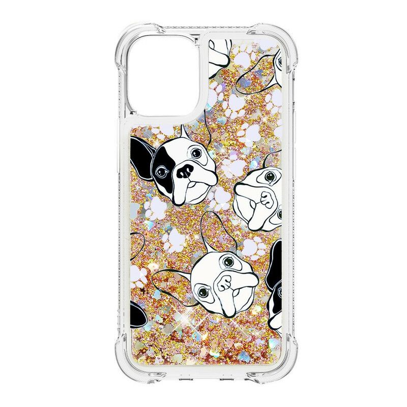 Etui Do Iphone 13 Mini Pan Pies Cekiny