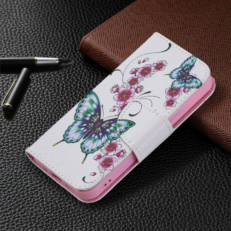 Etui Folio Do Iphone 13 Mini Cudowne Motyle