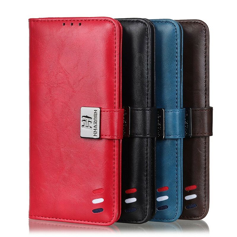 Etui Folio Do Iphone 13 Mini Efekt Skóry Bizona