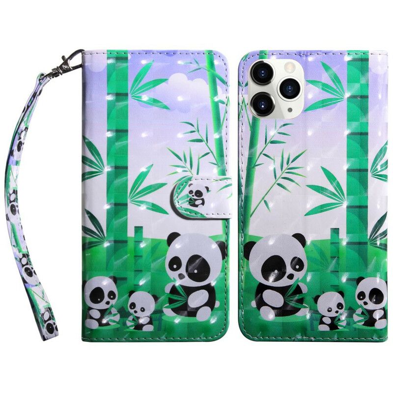 Etui Folio Do Iphone 13 Mini Lekkie Pandy Punktowe