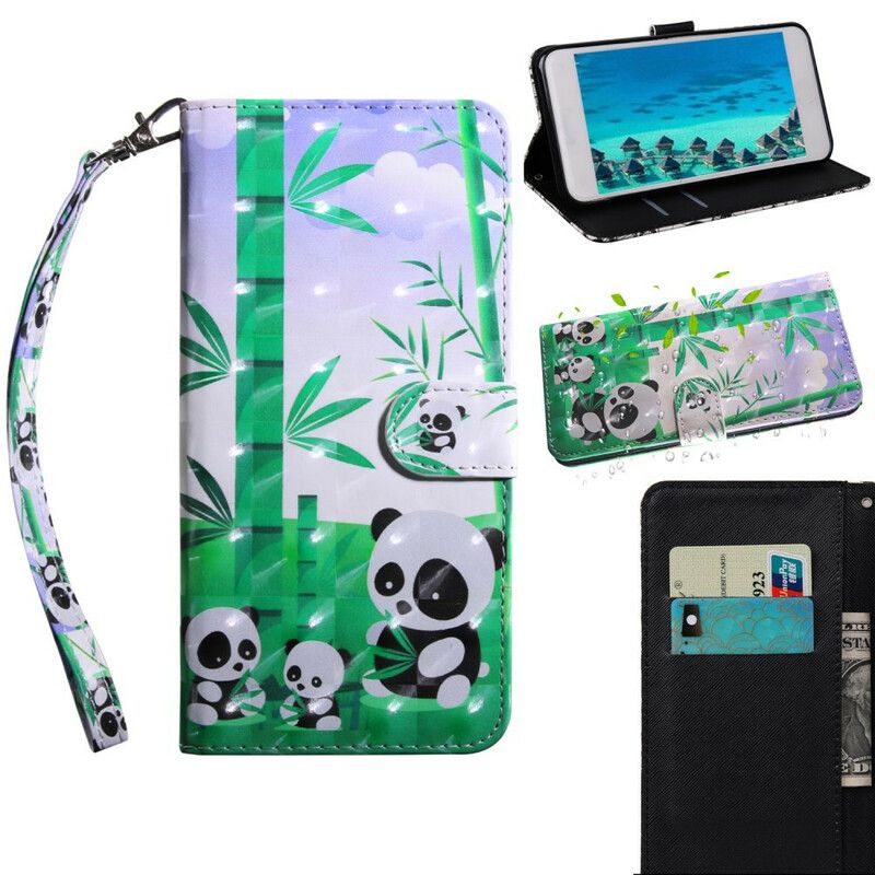 Etui Folio Do Iphone 13 Mini Lekkie Pandy Punktowe