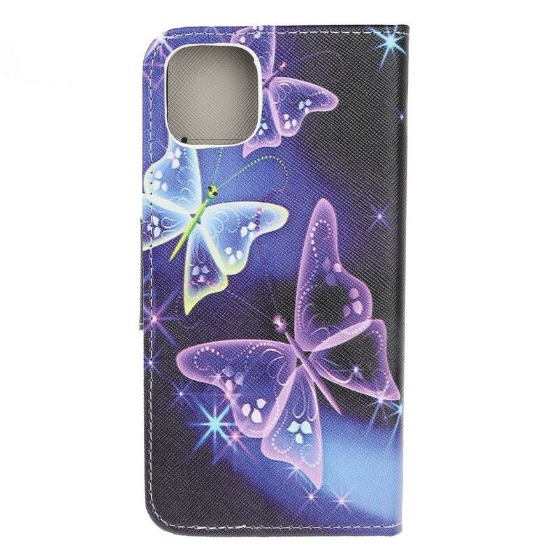 Etui Folio Do Iphone 13 Mini Nowoczesne Motyle