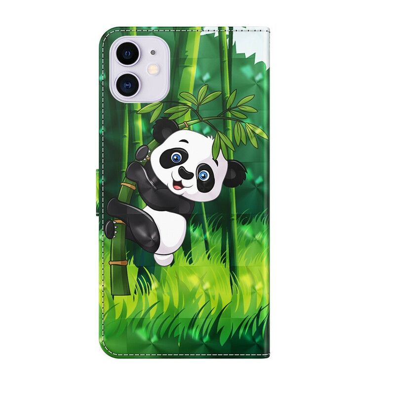 Etui Folio Do Iphone 13 Mini Panda I Bambus