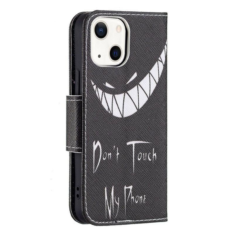 Etui Folio Iphone 13 Mini Diabelski Telefon Etui Ochronne