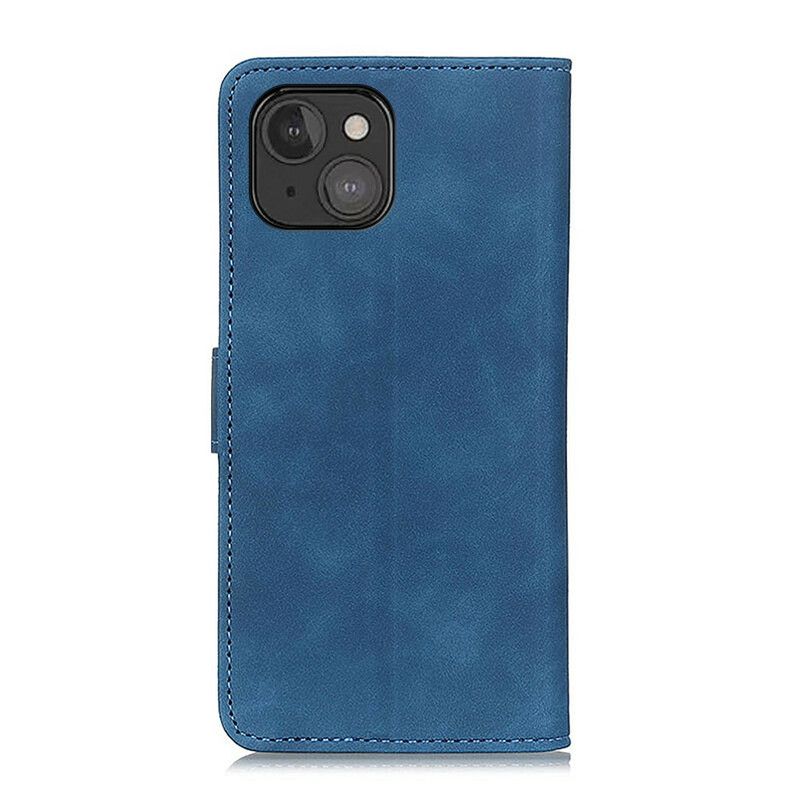 Etui Folio Iphone 13 Mini Efekt Skóry Vintage Khazneh