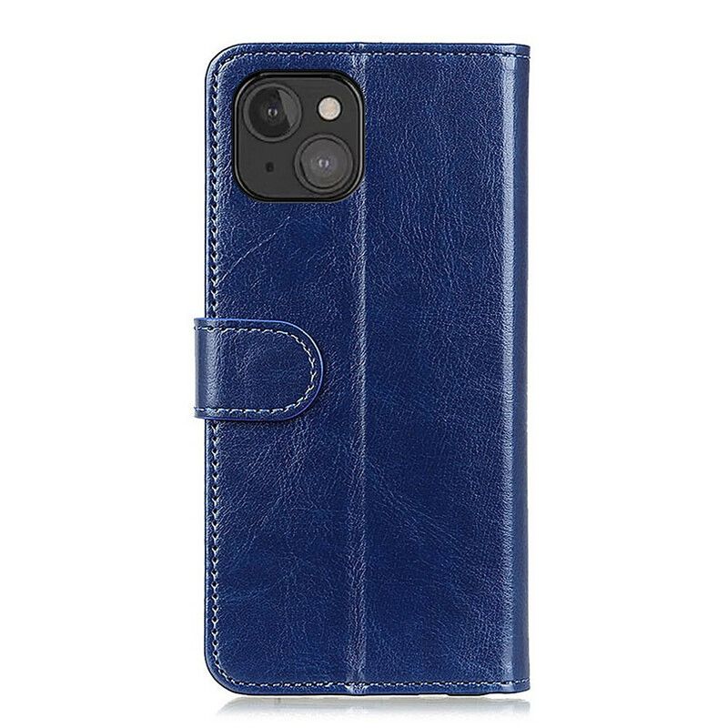 Etui Folio Iphone 13 Mini Finezja Ze Sztucznej Skóry