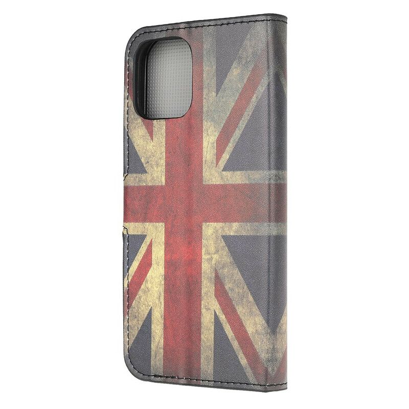 Etui Folio Iphone 13 Mini Flaga Anglii