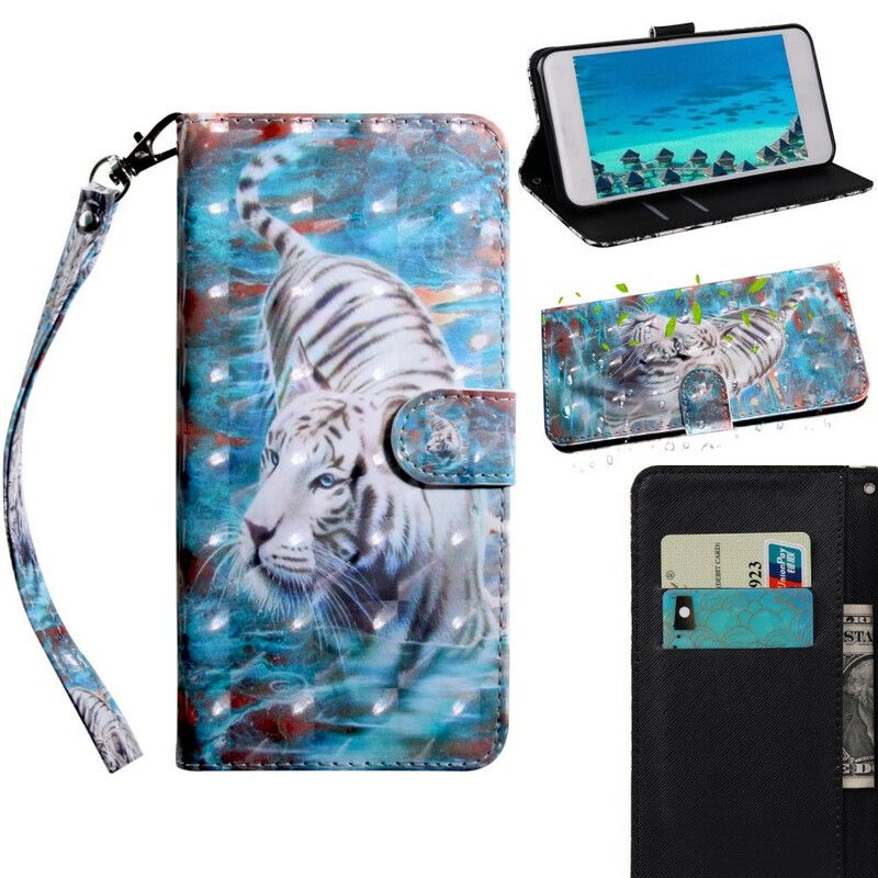 Etui Folio Iphone 13 Mini Jasna Plamka Lucien Tygrys Etui Ochronne