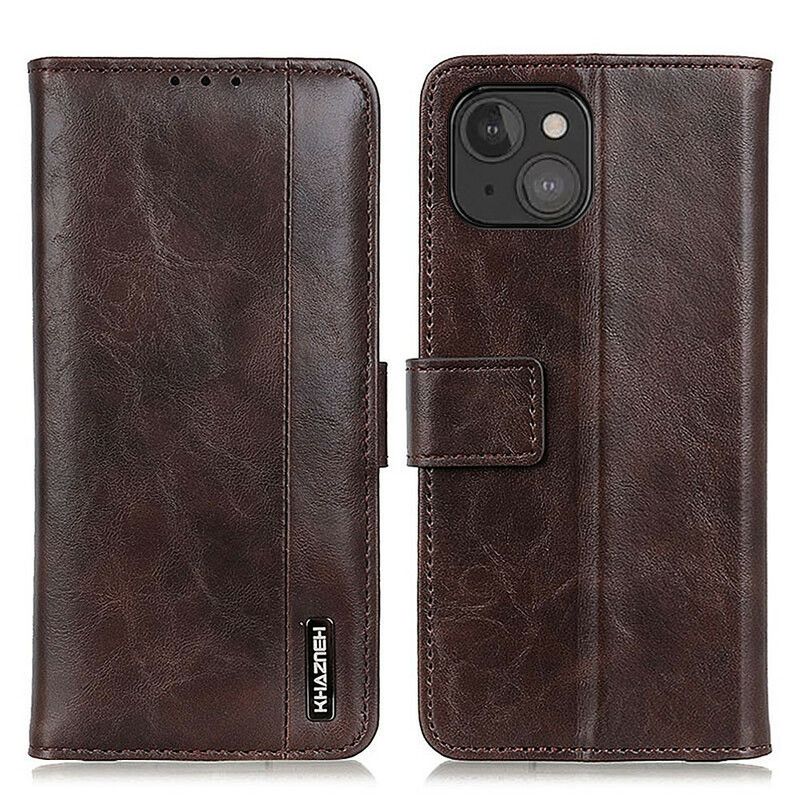 Etui Folio Iphone 13 Mini Khazneh Elegance Skórzany Styl