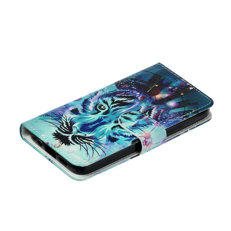 Etui Folio Iphone 13 Mini Lodowy Tygrys