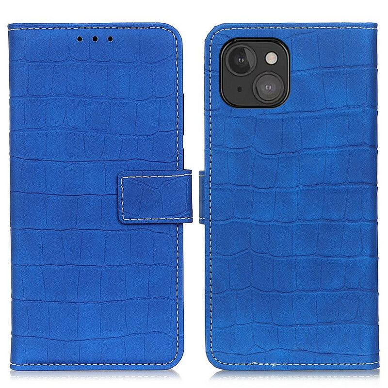 Etui Folio Iphone 13 Mini Moc Krokodyla Etui Ochronne