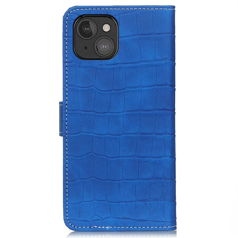 Etui Folio Iphone 13 Mini Moc Krokodyla Etui Ochronne