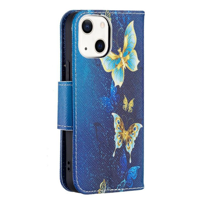 Etui Folio Iphone 13 Mini Motyle Królowie