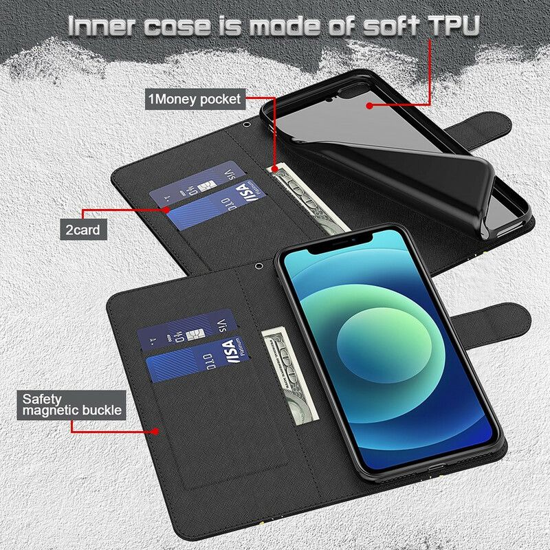 Etui Folio Iphone 13 Mini Motyle Etui Ochronne