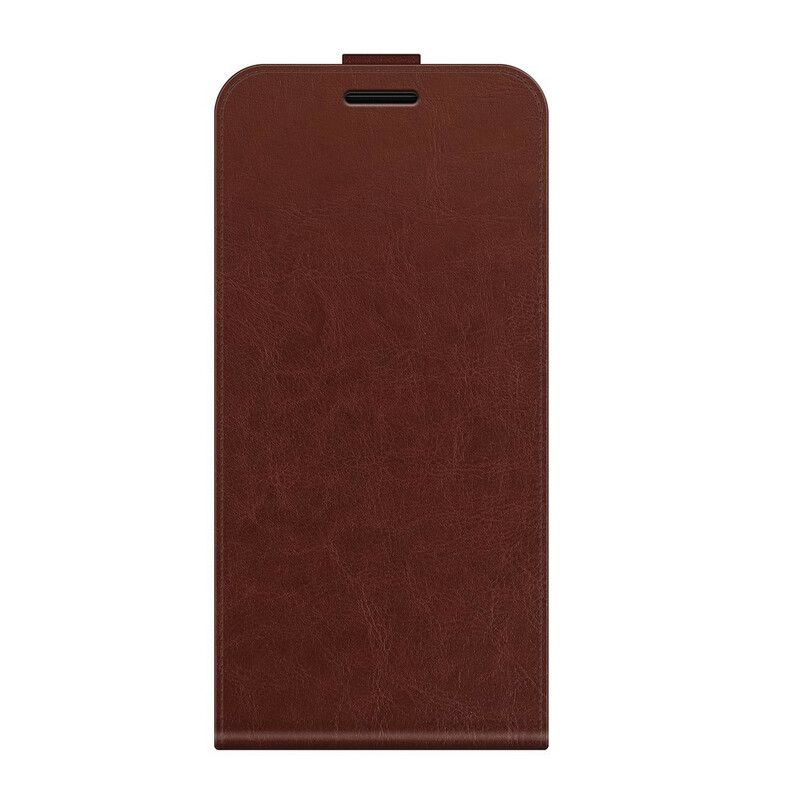 Etui Folio Iphone 13 Mini Pionowa Klapa Z Efektem Skóry Etui Ochronne