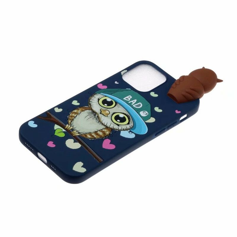 Etui Iphone 13 Mini 3d Zła Sowa Etui Ochronne