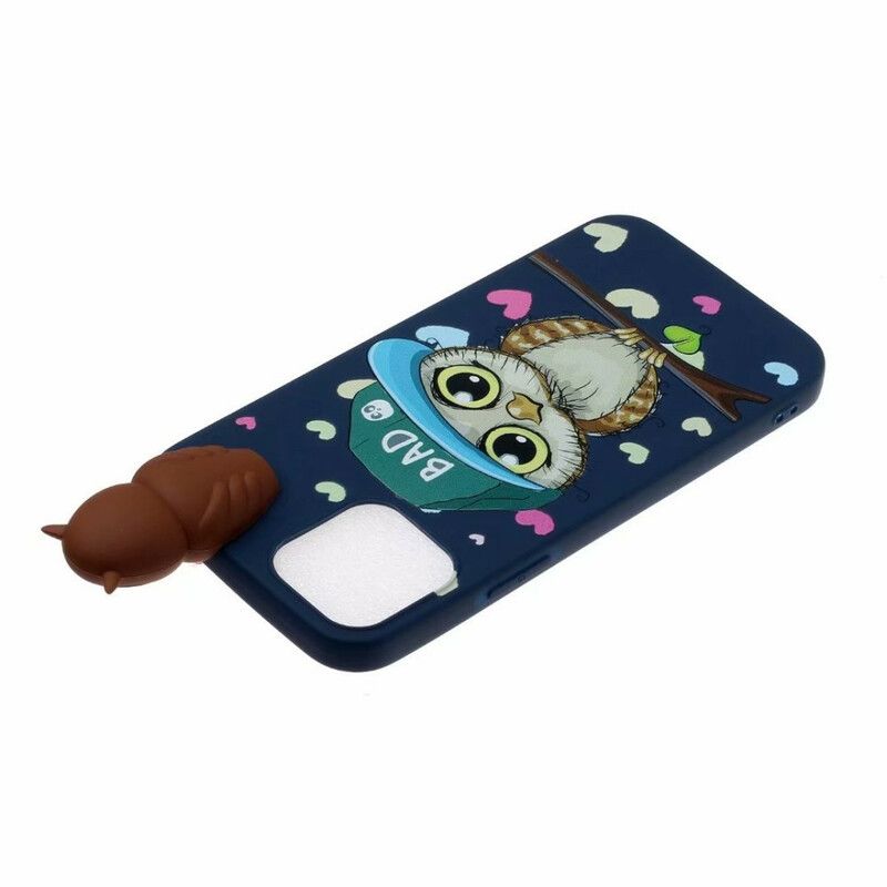 Etui Iphone 13 Mini 3d Zła Sowa Etui Ochronne