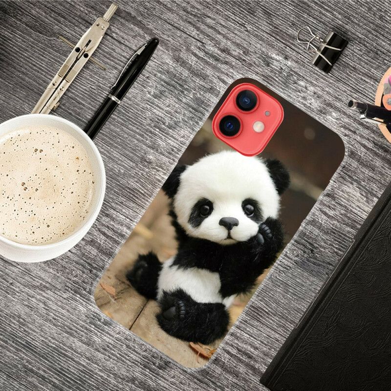 Etui Iphone 13 Mini Elastyczna Panda