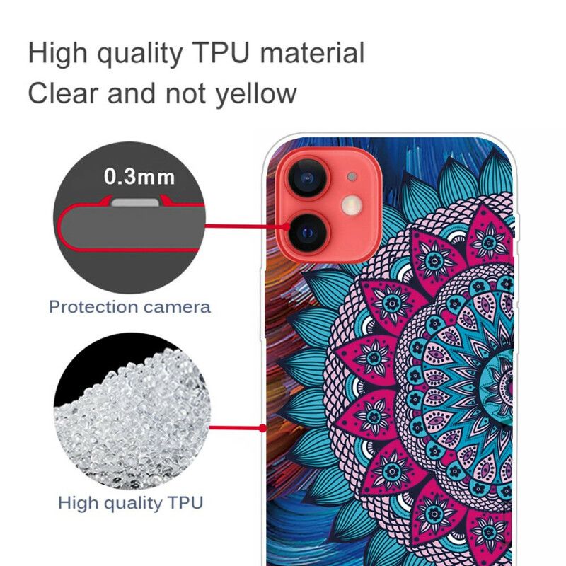 Etui Iphone 13 Mini Kolorowa Mandala