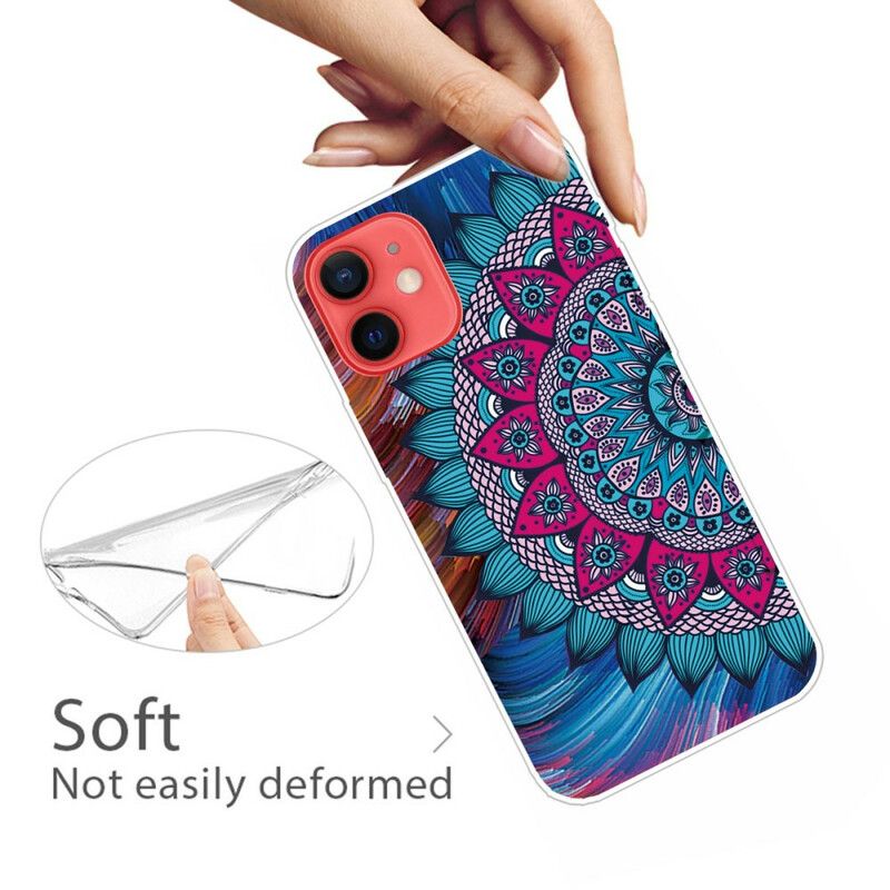 Etui Iphone 13 Mini Kolorowa Mandala