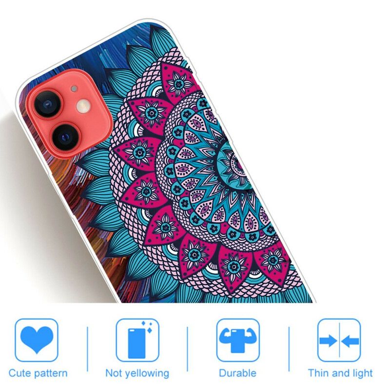 Etui Iphone 13 Mini Kolorowa Mandala