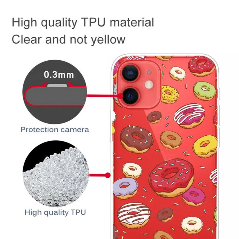 Etui Iphone 13 Mini Miłość Pączki