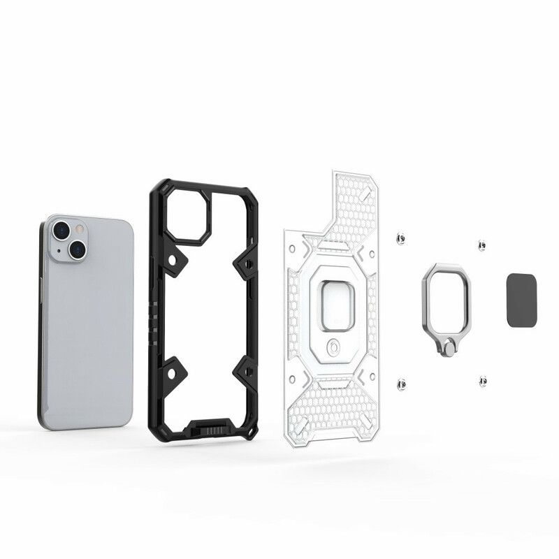 Etui Iphone 13 Mini Plaster Miodu Z Pierścieniem Etui Ochronne