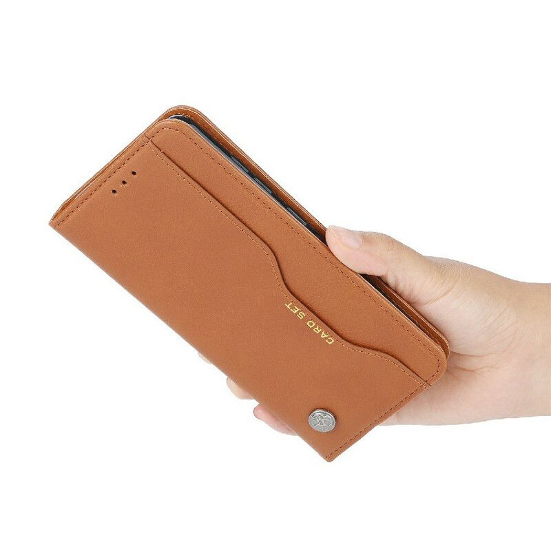 Flip Kotelot Iphone 13 Mini Etui Na Karty Ze Sztucznej Skóry Etui Ochronne